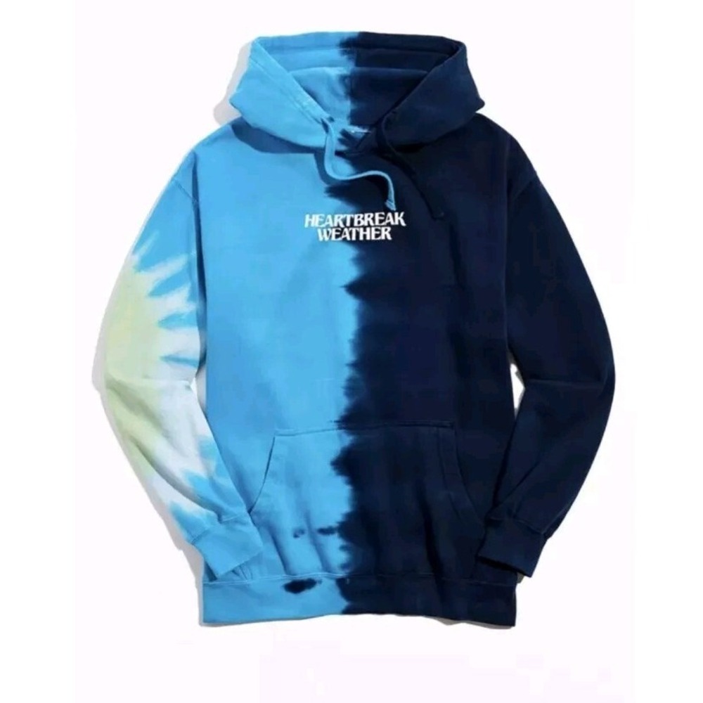 Niall Horan Official Heartbreak Weather Tie-Dye Hoodie Urban Outfitters Size L